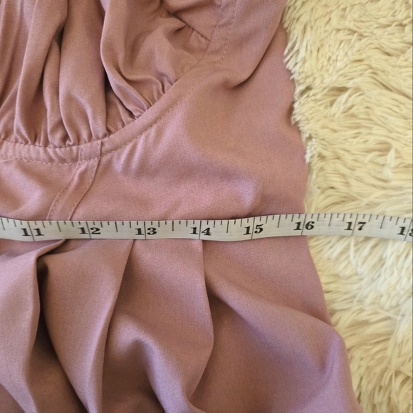 Pink Corset Detail Bardot Wide Leg Maternity Jumpsuit size 8 - Picture 13 of 16